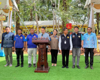 รองผู้ว่าฯ สุราษฎร์ธานี เป็นประธานพิธีผูกพัทธสีมา ปิดทองฝังล ... พารามิเตอร์รูปภาพ 16