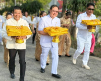 รองผู้ว่าราชการจังหวัดฯ เป็นประธาน ในพิธีปล่อยขบวนแห่ผ้าขึ้น ... พารามิเตอร์รูปภาพ 9