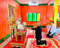 รองผู้ว่าราชการจังหวัดสุราษฎร์ธานี เป็นประธานพิธีสวดพระพุทธม ... พารามิเตอร์รูปภาพ 3