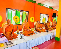 รองผู้ว่าราชการจังหวัดสุราษฎร์ธานี เป็นประธานพิธีสวดพระพุทธม ... พารามิเตอร์รูปภาพ 5