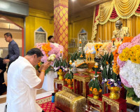 รองผู้ว่าราชการจังหวัดฯ เป็นประธานในพิธีเปิดงานสรงน้ำ-ปิดทอง ... พารามิเตอร์รูปภาพ 15