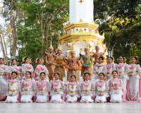 พลังศรัทธาเนืองแน่น! สุราษฎร์ธานีรวมใจเป็นหนึ่ง แห่ผ้าห่มพระ ... พารามิเตอร์รูปภาพ 45