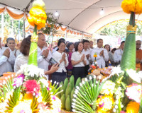 ผู้ว่าฯ สุราษฎร์ธานีเป็นประธานในพิธีฉลองพระ ทอดผ้าป้าสามัคคี ... พารามิเตอร์รูปภาพ 9