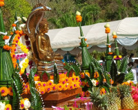 วัดป่าเขาพนมวัง อ.กาญจนดิษฐ์ จัดพิธียกพระเกตุทองคำ พร้อมฉลอง ... พารามิเตอร์รูปภาพ 2