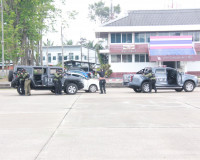 ตำรวจภูธรจังหวัดสุราษฎร์ธานีฝึกทบทวนการใช้อาวุธปืนและการเตรี ... พารามิเตอร์รูปภาพ 10