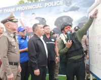 ตำรวจภูธรจังหวัดสุราษฎร์ธานีฝึกทบทวนการใช้อาวุธปืนและการเตรี ... พารามิเตอร์รูปภาพ 30