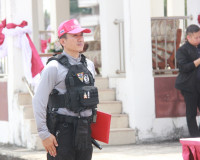 ตำรวจภูธรจังหวัดสุราษฎร์ธานีฝึกทบทวนการใช้อาวุธปืนและการเตรี ... พารามิเตอร์รูปภาพ 33