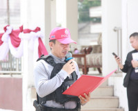 ตำรวจภูธรจังหวัดสุราษฎร์ธานีฝึกทบทวนการใช้อาวุธปืนและการเตรี ... พารามิเตอร์รูปภาพ 34