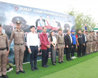 ตำรวจภูธรจังหวัดสุราษฎร์ธานีฝึกทบทวนการใช้อาวุธปืนและการเตรี ... พารามิเตอร์รูปภาพ 59