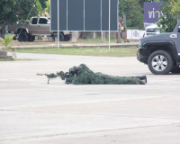 ตำรวจภูธรจังหวัดสุราษฎร์ธานีฝึกทบทวนการใช้อาวุธปืนและการเตรี ... พารามิเตอร์รูปภาพ 66