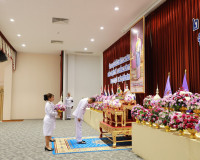 พสกนิกรจังหวัดสุราษฎร์ธานีพร้อมใจร่วมกิจกรรมเฉลิมพระเกียรติส ... พารามิเตอร์รูปภาพ 4