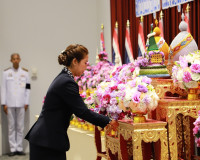 พสกนิกรจังหวัดสุราษฎร์ธานีพร้อมใจร่วมกิจกรรมเฉลิมพระเกียรติส ... พารามิเตอร์รูปภาพ 30