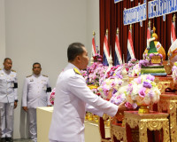 พสกนิกรจังหวัดสุราษฎร์ธานีพร้อมใจร่วมกิจกรรมเฉลิมพระเกียรติส ... พารามิเตอร์รูปภาพ 32