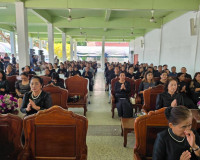 สุราษฎร์ธานี จัดพิธีทอดผ้าป่าสมทบกองทุนพัฒนาเด็กชนบท สืบสานพ ... พารามิเตอร์รูปภาพ 19