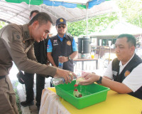 ผู้ว่าฯ สุราษฎร์ธานี นำหัวหน้าส่วนราชการตรวจเยี่ยมจุดตรวจ/จุ ... พารามิเตอร์รูปภาพ 9