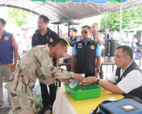 ผู้ว่าฯ สุราษฎร์ธานี นำหัวหน้าส่วนราชการตรวจเยี่ยมจุดตรวจ/จุ ... พารามิเตอร์รูปภาพ 24