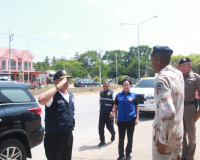 ผู้ว่าฯ สุราษฎร์ธานี นำหัวหน้าส่วนราชการตรวจเยี่ยมจุดตรวจ/จุ ... พารามิเตอร์รูปภาพ 39