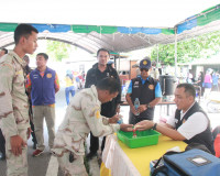 ผู้ว่าฯ สุราษฎร์ธานี นำหัวหน้าส่วนราชการตรวจเยี่ยมจุดตรวจ/จุ ... พารามิเตอร์รูปภาพ 53