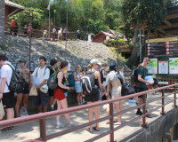 ผู้ว่าฯ สุราษฎร์ธานี นำหัวหน้าส่วนราชการตรวจเยี่ยมจุดตรวจ/จุ ... พารามิเตอร์รูปภาพ 71