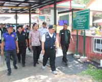 ผู้ว่าฯ สุราษฎร์ธานี นำหัวหน้าส่วนราชการตรวจเยี่ยมจุดตรวจ/จุ ... พารามิเตอร์รูปภาพ 73