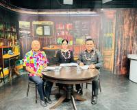 รองผู้ว่าราชการจังหวัดสุราษฎร์ธานี ออกรายการ “แหลงข่าวชาวใต้ ... พารามิเตอร์รูปภาพ 9