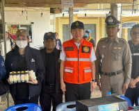 รองผู้ว่าฯ สุราษฎร์ธานี ลงพื้นที่ตรวจเข้มจุดบริการช่วงสงกราน ... พารามิเตอร์รูปภาพ 1