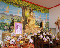 จังหวัดสุราษฏร์ธานีประกอบพิธีสวดพระพุทธมนต์และทำบุญตักบาตรถว ... พารามิเตอร์รูปภาพ 28
