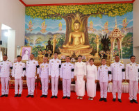 จังหวัดสุราษฏร์ธานีประกอบพิธีสวดพระพุทธมนต์และทำบุญตักบาตรถว ... พารามิเตอร์รูปภาพ 37