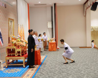 จังหวัดสุราษฎร์ธานี จัดพิธีมอบแบบลายผ้าพระราชทาน “ลายขอสมเด็ ... พารามิเตอร์รูปภาพ 16