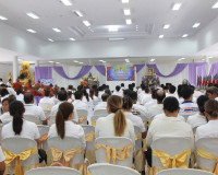 พุทธศาสนิกชนสุราษฎร์ธานีทุกหมู่เหล่าพร้อมใจร่วมพิธีเจริญพระพ ... พารามิเตอร์รูปภาพ 15