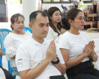 พุทธศาสนิกชนสุราษฎร์ธานีทุกหมู่เหล่าพร้อมใจร่วมพิธีเจริญพระพ ... พารามิเตอร์รูปภาพ 21