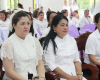 พุทธศาสนิกชนสุราษฎร์ธานีทุกหมู่เหล่าพร้อมใจร่วมพิธีเจริญพระพ ... พารามิเตอร์รูปภาพ 28