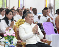 พุทธศาสนิกชนสุราษฎร์ธานีทุกหมู่เหล่าพร้อมใจร่วมพิธีเจริญพระพ ... พารามิเตอร์รูปภาพ 35