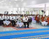พุทธศาสนิกชนสุราษฎร์ธานีทุกหมู่เหล่าพร้อมใจร่วมพิธีเจริญพระพ ... พารามิเตอร์รูปภาพ 46