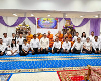 พุทธศาสนิกชนสุราษฎร์ธานีทุกหมู่เหล่าพร้อมใจร่วมพิธีเจริญพระพ ... พารามิเตอร์รูปภาพ 47