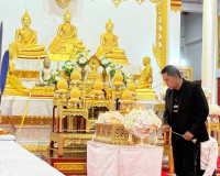 รองผู้ว่าราชการจังหวัดสุราษฎร์ธานี เป็นประธาน ในพิธีบำเพ็ญกุ ... พารามิเตอร์รูปภาพ 3