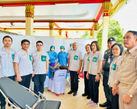 รองผู้ว่าราชการจังหวัดสุราษฎร์ธานี เป็นประธานพิธีเปิดหน่วยแพ ... พารามิเตอร์รูปภาพ 13