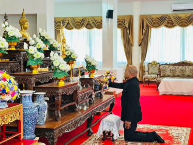 รองผู้ว่าราชการจังหวัดสุราษฎร์ธานี เป็นประธานพิธีบำเพ็ญกุศลส ... พารามิเตอร์รูปภาพ 1
