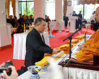 จังหวัดสุราษฎร์ธานี จัดพิธีบำเพ็ญกุศลสวดพระอภิธรรม อุทิศถวาย ... พารามิเตอร์รูปภาพ 20