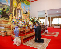 จังหวัดสุราษฎร์ธานี จัดพิธีบำเพ็ญกุศลสวดพระอภิธรรม อุทิศถวาย ... พารามิเตอร์รูปภาพ 27