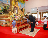 จังหวัดสุราษฎร์ธานี จัดพิธีบำเพ็ญกุศลสวดพระอภิธรรม อุทิศถวาย ... พารามิเตอร์รูปภาพ 30