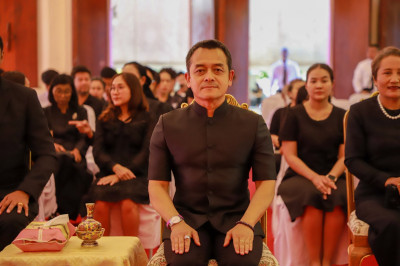 จังหวัดสุราษฎร์ธานี จัดพิธีบำเพ็ญกุศลสวดพระอภิธรรม อุทิศถวาย ... พารามิเตอร์รูปภาพ 1