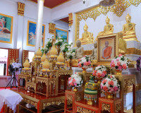 จังหวัดสุราษฎร์ธานีจัดพิธีเจริญพระพุทธมนต์และทำบุญตักบาตรถวา ... พารามิเตอร์รูปภาพ 16