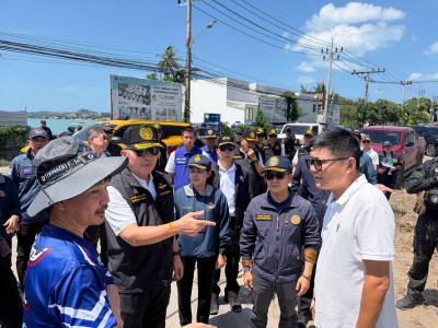 กรมสอบสวนคดีพิเศษ ร่วมกับจังหวัดสุราษฎร์ธานีลงพื้นที่อำเภอเก ... พารามิเตอร์รูปภาพ 1