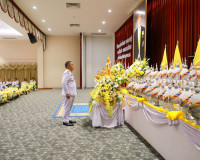 จังหวัดสุราษฎร์ธานี จัดพิธีถวายเครื่องราชสักการะและจุดเทียนถ ... พารามิเตอร์รูปภาพ 9