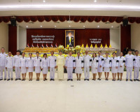 จังหวัดสุราษฎร์ธานี จัดพิธีถวายเครื่องราชสักการะและจุดเทียนถ ... พารามิเตอร์รูปภาพ 24
