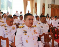 จังหวัดสุราษฎร์ธานี จัดพิธีบำเพ็ญกุศลและทำบุญตักบาตร ในวาระค ... พารามิเตอร์รูปภาพ 15