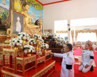 จังหวัดสุราษฎร์ธานี จัดพิธีบำเพ็ญกุศลและทำบุญตักบาตร ในวาระค ... พารามิเตอร์รูปภาพ 19