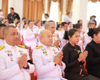 จังหวัดสุราษฎร์ธานี จัดพิธีบำเพ็ญกุศลและทำบุญตักบาตร ในวาระค ... พารามิเตอร์รูปภาพ 30
