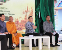 สุราษฎร์ธานี แถลงข่าวเตรียมจัดงานประเพณีชักพระ–ทอดผ้าป่าและแ ... พารามิเตอร์รูปภาพ 32